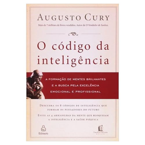 Capa do livro O código da inteligência, de Augusto Cury
